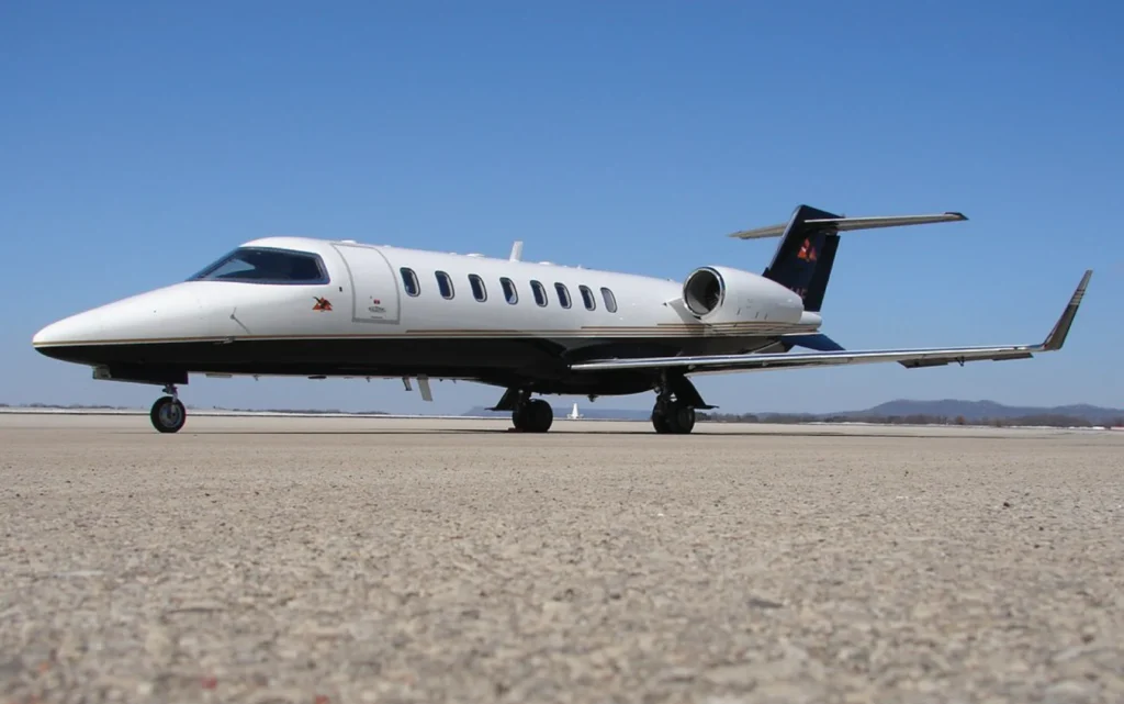 Learjet 45 private jet