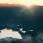 Citation Cj3+ private jet air to air photo